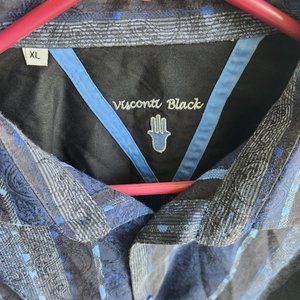 Visconti Black Button Down
